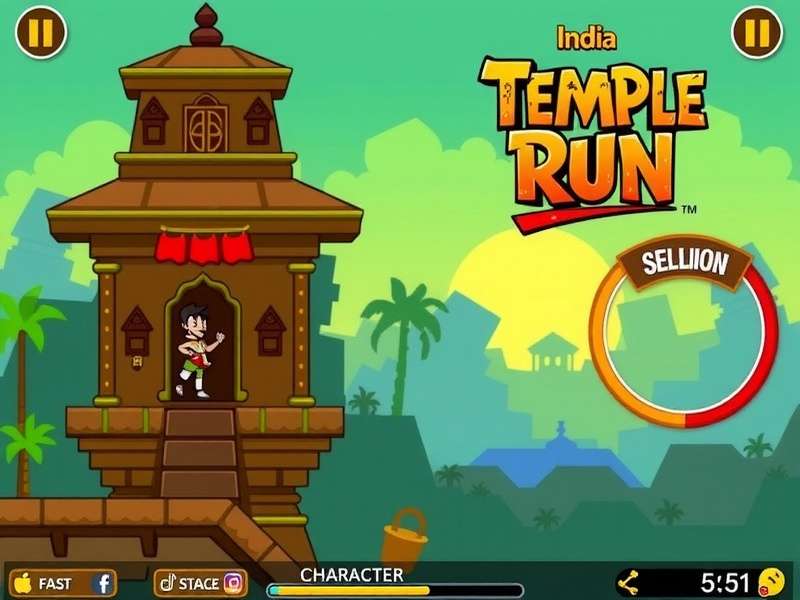 India Temple Run Rush gameplay screenshot